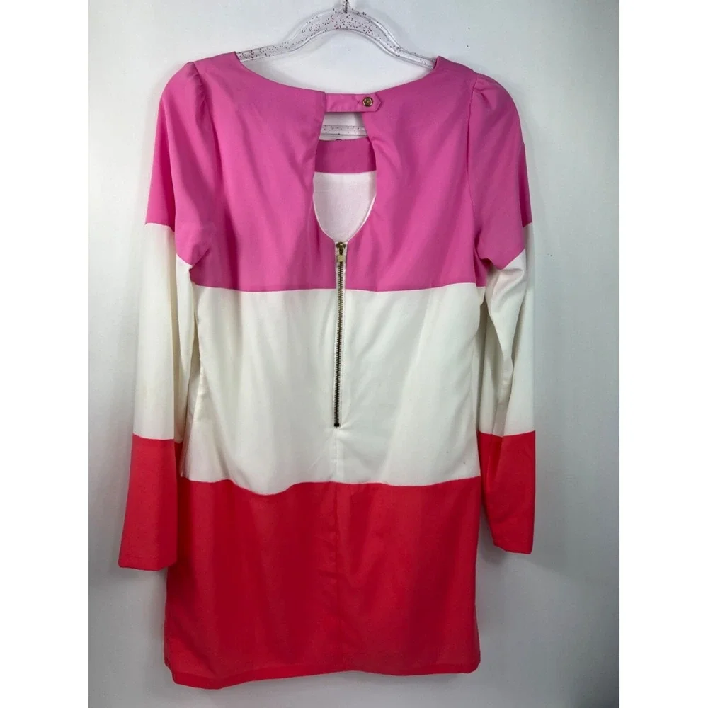 GB Teen Girls Size 9 Dress‎ Long Sleeves White And Pink